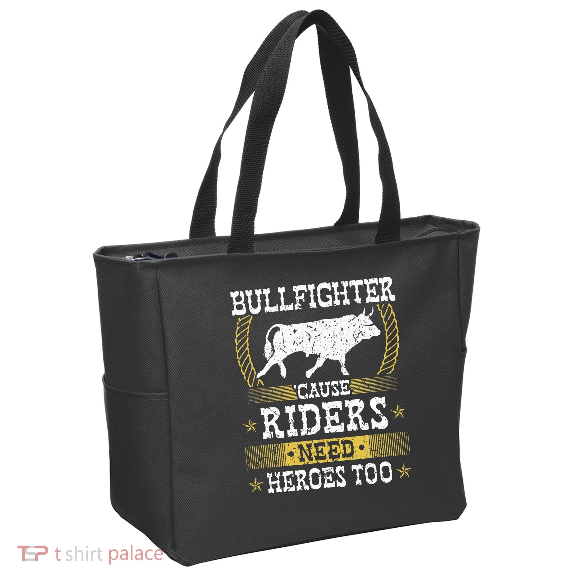 Bullfighter Riders Need Heroes Rodeo Clown Bullfighting Tote Bag