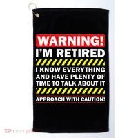 Best Retirement Novelty  Golf Towel thumb 0
