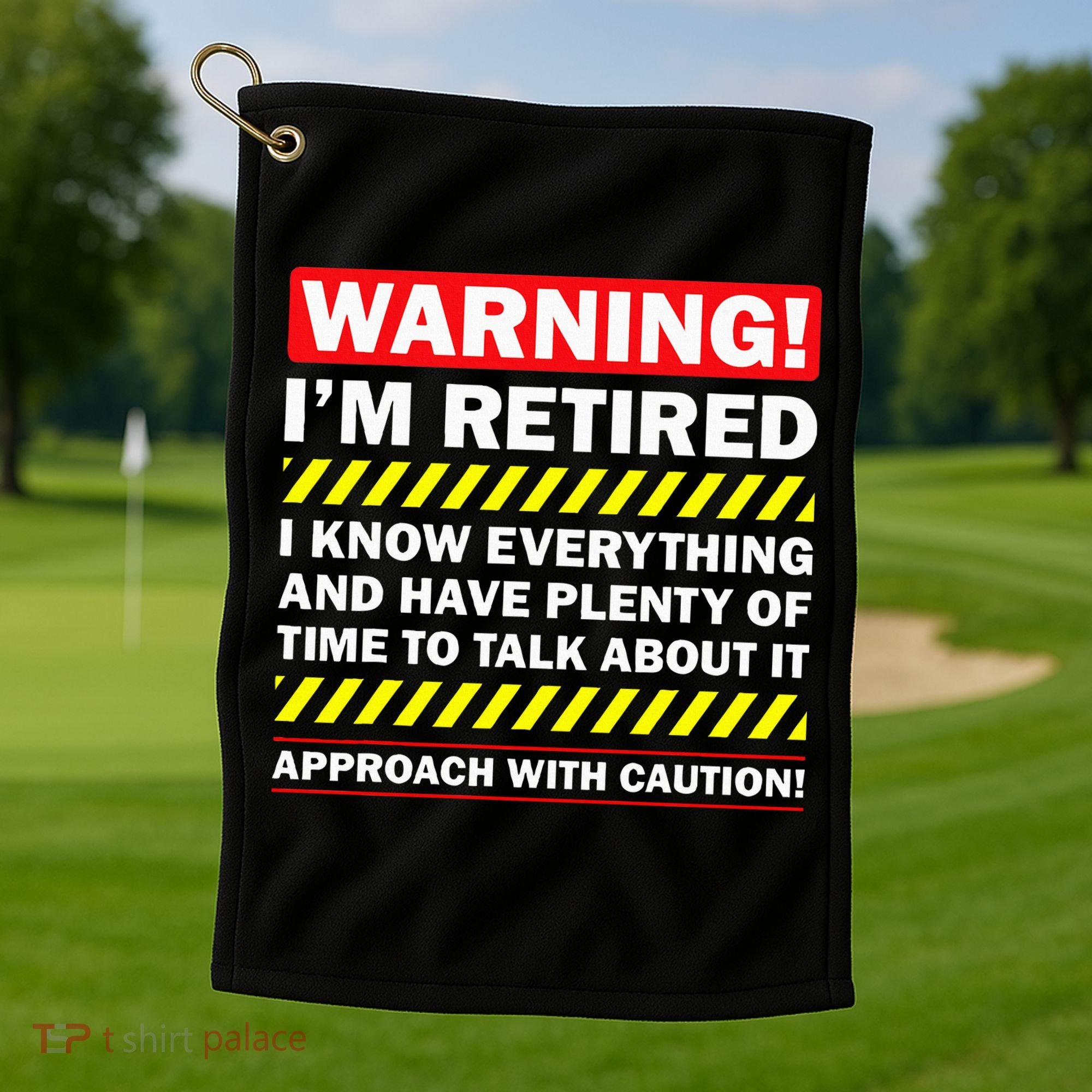 Best Retirement Novelty  Golf Towel