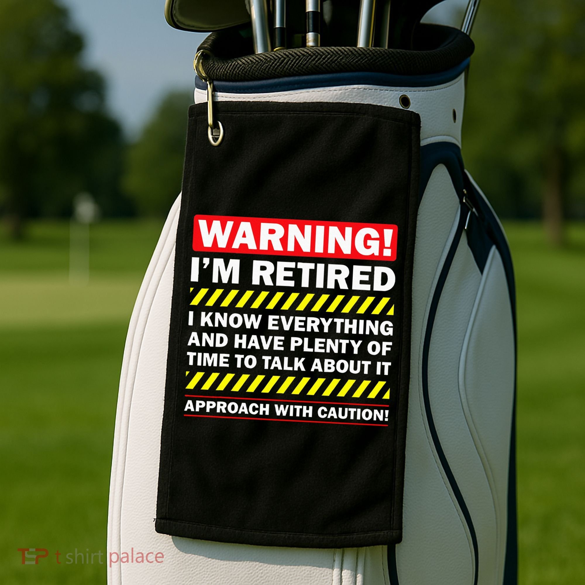 Best Retirement Novelty  Golf Towel