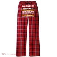 Best Retirement Novelty  Women's Flannel Plaid Pajama Pants thumb 0