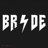 Bride Rock N Roll Bridesmaids Bachelorette Party Matching Cute Gift USA-Made Doggie Bandana thumb 2