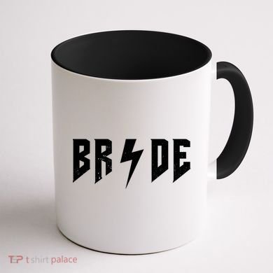 Bride Rock N Roll Bridesmaids Bachelorette Party Matching Cute Gift Coffee Mug back
