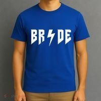Bride Rock N Roll Bridesmaids Bachelorette Party Matching Cute Gift T-Shirt thumb 3