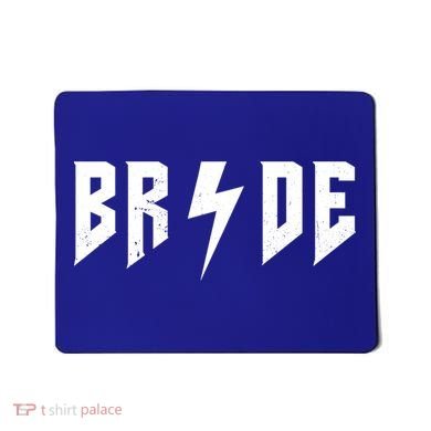 Bride Rock N Roll Bridesmaids Bachelorette Party Matching Cute Gift Mousepad