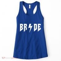 Bride Rock N Roll Bridesmaids Bachelorette Party Matching Cute Gift Women's Tank Top thumb 0