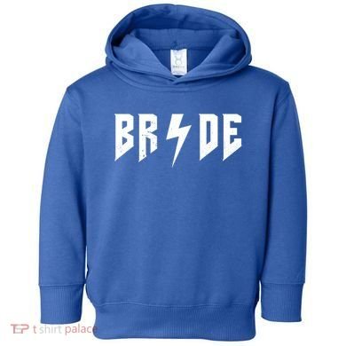 Bride Rock N Roll Bridesmaids Bachelorette Party Matching Cute Gift Toddler Hoodie