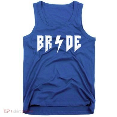 Bride Rock N Roll Bridesmaids Bachelorette Party Matching Cute Gift Tank Top