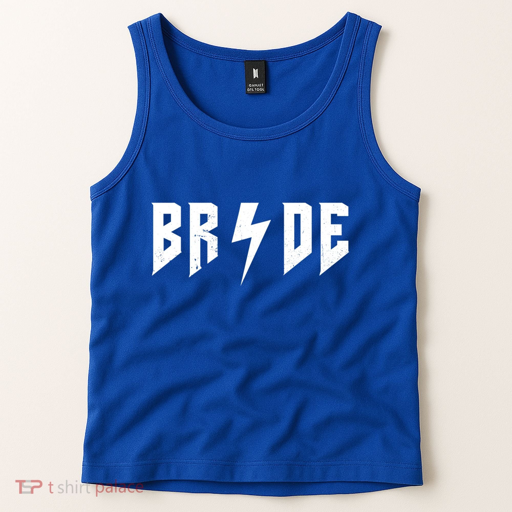 Bride Rock N Roll Bridesmaids Bachelorette Party Matching Cute Gift Tank Top