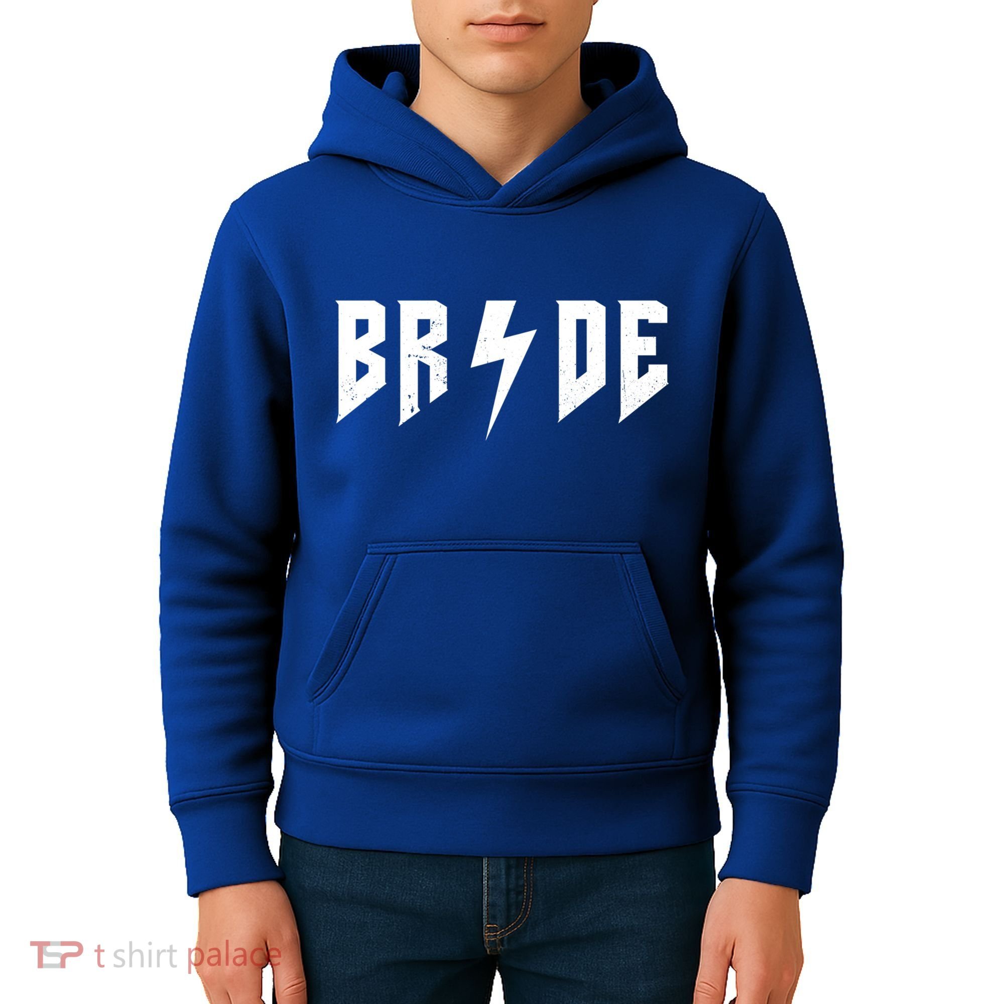 Bride Rock N Roll Bridesmaids Bachelorette Party Matching Cute Gift Kids Hoodie