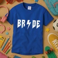 Bride Rock N Roll Bridesmaids Bachelorette Party Matching Cute Gift Kids T-Shirt thumb 3