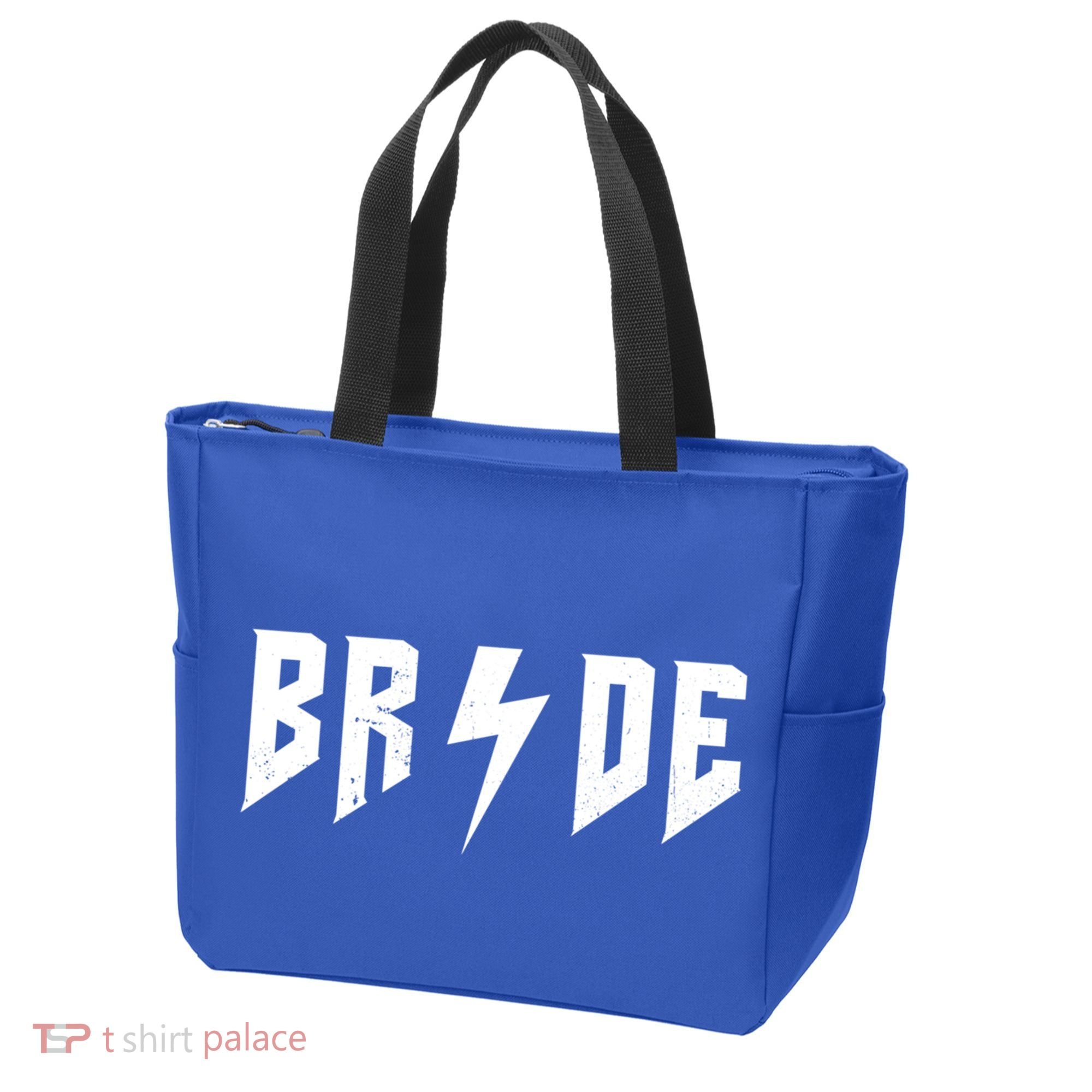 Bride Rock N Roll Bridesmaids Bachelorette Party Matching Cute Gift Tote Bag