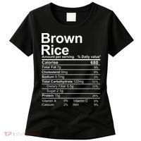 Brown Rice Nutrition Facts Label Women's T-Shirt thumb 0