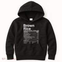 Brown Rice Nutrition Facts Label Kids Hoodie thumb 0