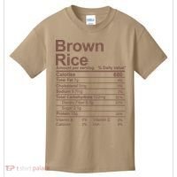Brown Rice Nutrition Facts Label Kids T-Shirt thumb 0
