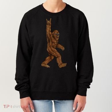 Bigfoot Rock On Women's Sweatshirt
