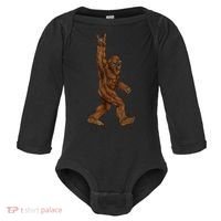 Bigfoot Rock On Baby Long Sleeve Bodysuit thumb 0