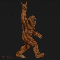 Bigfoot Rock On Baby Long Sleeve Bodysuit thumb 2