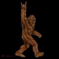 Bigfoot Rock On Toddler Hoodie thumb 2