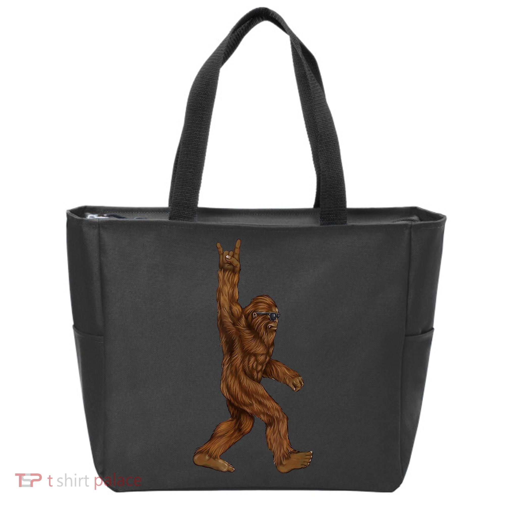 Bigfoot Rock On Tote Bag