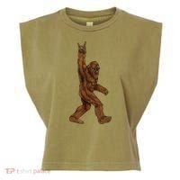 Bigfoot Rock On Garment-Dyed Women's Muscle Tee thumb 0