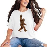 Bigfoot Rock On Comfort Colors T-Shirt thumb 0