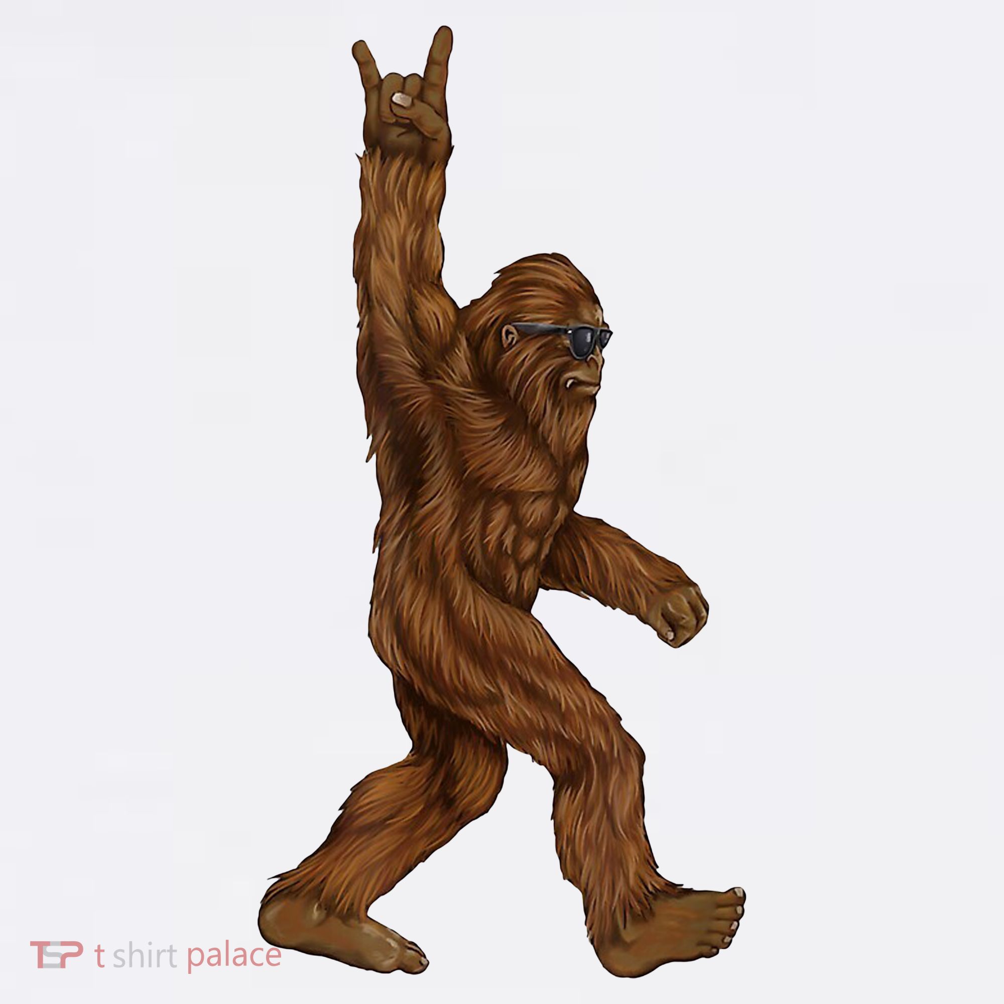 Bigfoot Rock On Doggie Tank