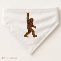 Bigfoot Rock On USA-Made Doggie Bandana thumb 0