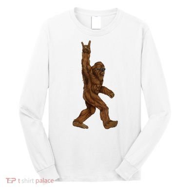 Bigfoot Rock On Long Sleeve Shirt