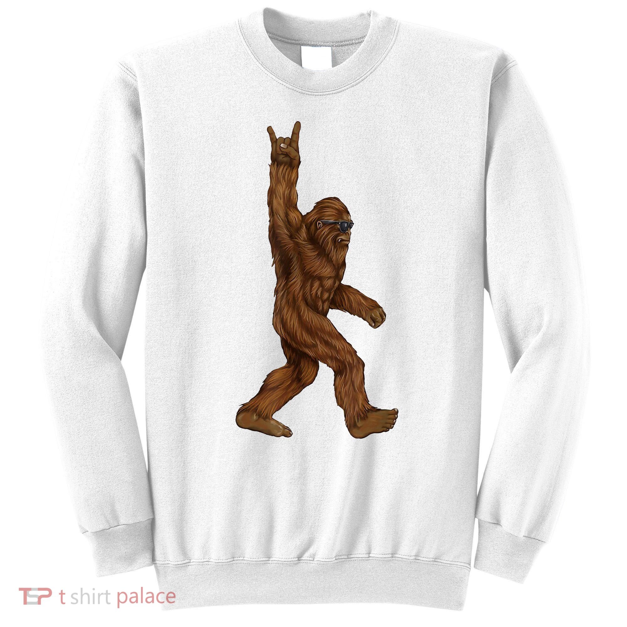 Bigfoot Rock On Sweatshirt
