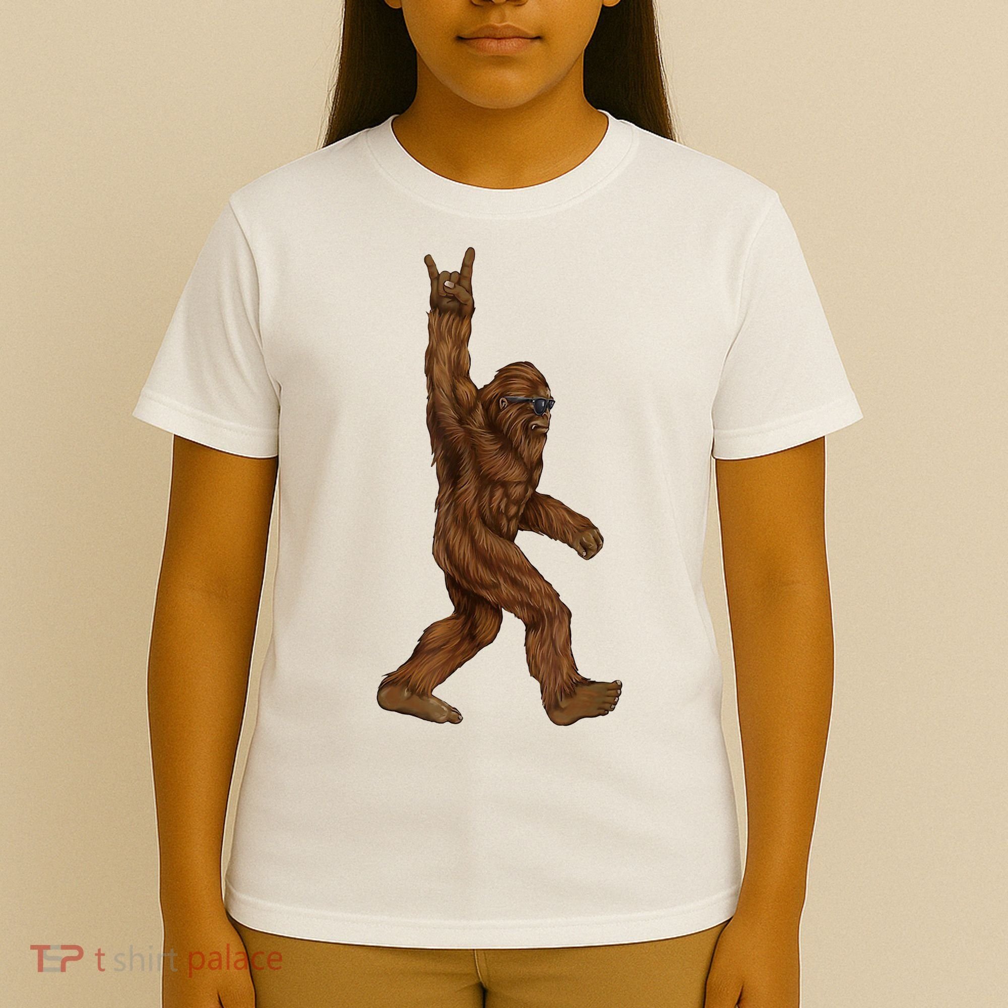 Bigfoot Rock On T-Shirt