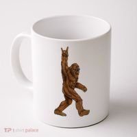 Bigfoot Rock On Coffee Mug thumb 0