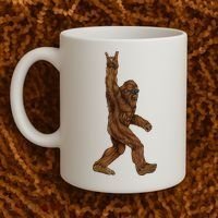 Bigfoot Rock On Coffee Mug thumb 2