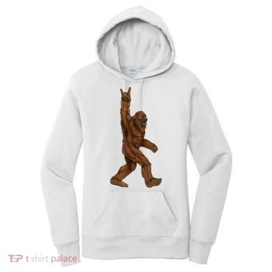 Bigfoot Rock On Women's Hoodie