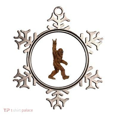 Bigfoot Rock On Ornament