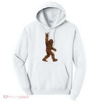 Bigfoot Rock On Tall Hoodie thumb 0