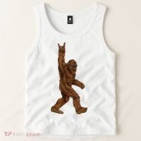 Bigfoot Rock On Tank Top thumb 2