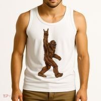 Bigfoot Rock On Tank Top thumb 3