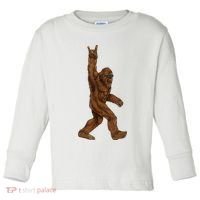 Bigfoot Rock On Toddler Long Sleeve Shirt thumb 0