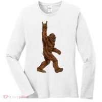 Bigfoot Rock On Women's Long Sleeve Shirt thumb 0