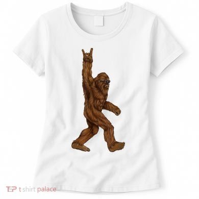 Bigfoot Rock On Women's T-Shirt