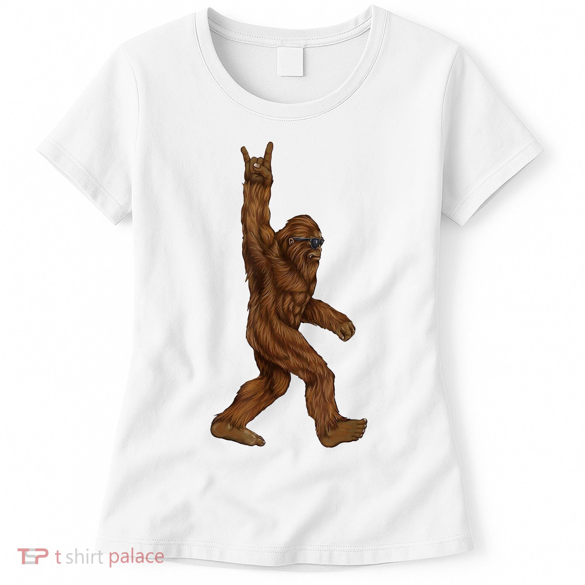 Bigfoot Rock On Women's T-Shirt
