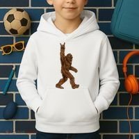 Bigfoot Rock On Kids Hoodie thumb 2