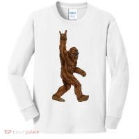 Bigfoot Rock On Kids Long Sleeve Shirt thumb 0