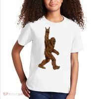 Bigfoot Rock On Kids T-Shirt thumb 2