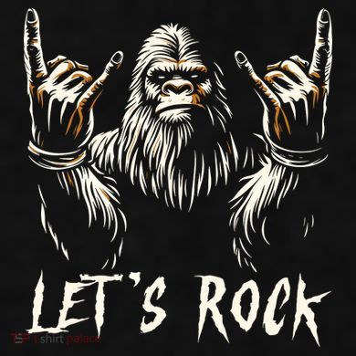 Bigfoot Rock On Funny Sasquatch Rock And Roll LetS Rock Ladies PosiCharge Tri-Blend Wicking Tank