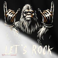 Bigfoot Rock On Funny Sasquatch Rock And Roll LetS Rock Toddler Fine Jersey T-Shirt thumb 2