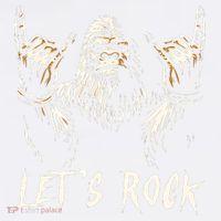 Bigfoot Rock On Funny Sasquatch Rock And Roll LetS Rock Garment-Dyed Sweatshirt thumb 2