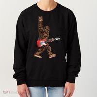 Bigfoot Rock On Guitar Women's Sweatshirt thumb 0