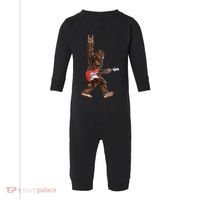 Bigfoot Rock On Guitar Infant Fleece One Piece thumb 0